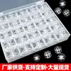 Almacenamiento de Carrete Transfronterizo Venta al por Mayor Carretes para Hilo Domésticos Plástico Transparente Universal Colores Juego de Cajas para Máquina de Coser