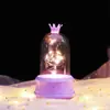 Caixa de Música Redonda com Luzes, Acessórios Criativos Feitos à Mão para Luz Noturna, Presente Criativo para Namorada no Dia dos Namorados Chinês