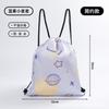 Bolsa Deportiva de Natación para Niños, Bolsa de Almacenamiento con Separación Húmeda y Seca Ajustable, Bolsa de Almacenamiento Impermeable Ultraligera con Cordón, Bolsa de Playa