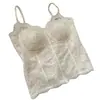 Camisola cálida de encaje puro con forro polar y copas en el busto para mujer, se puede usar como capa exterior, adelgazante y favorecedora, adecuada como top de capa base
