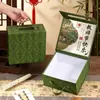 Caja de Regalo de Mitad de Otoño, Caja Vacía de Recuerdo, Caja de Empaque para Regalo de Cumpleaños, Caja de Regalo de Tapa y Base, Caja Portátil Lista para Usar