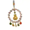 Hangzhou Autêntico Novo Estilo Chinês Cinco Vias Deus da Riqueza Pepita de Ouro Pequena Saco da Sorte Decoração Pendente Ornamento Pendente para Carro Presente