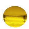 Base para tarta redonda de encaje dorado de 2 mm y 3 mm, cartón para tartas, bandeja para tartas con pliegues, tabla para tartas