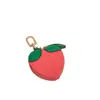 Pronta Entrega Pingente de Bolsa Série Frutas Porta-Moedas Chaveiro de Couro PU Bolsa para Fone de Ouvido Bolsa Pequena e Fofa para Moedas