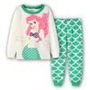 Explosiones ropa infantil niña niña bebé caricatura manga larga ballena ropa de casa traje pijama D13