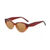 Nuevas Gafas de Sol Retro Negras 2025 para Mujer con Monturas Redondas de Moda, Aspecto Adelgazante Elegante, Gafas de Sol Cat-Eye Europeas y Americanas de Gama Alta para Hombre