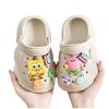 Pantuflas para Niños Explosiones Zapatos con Agujeros Padre-Hijo Bob Esponja Calzoncillos Casa Exterior Suaves Antideslizantes para Niños y Niñas Niños de Edad Media
