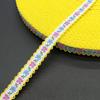 En stock estilo étnico cinta jacquard borde acanalado cinta de cierre cinta para accesorios de ropa 1CM2CM de ancho banda étnica banda de borde ondulado