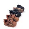Sapatos de Bebê da Moda 0-1 Ano Sapatos Antiderrapantes para Crianças Estampa de Leopardo 0-12 Meses Sapatos de Bebê