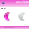 5*8mm Forma de Luna Diamantes Planos Fondo Diamante Joyería Accesorios Vidrio Uñas Arte Diamante Usable Uña Cristal Accesorios Diamante Mayoreo