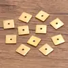4568mm Aço Inoxidável Galvanoplastia Dourada Quadrado Fino Arruela Artesanal DIY Pulseira Colar Joia Espaçador Material