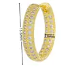 Europeu e americano Super Flash de cobre incrustado zircão completo diamante brincos redondos ouro real galvanizado casal brincos de fivela de orelha simples moda joias de orelha