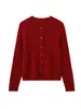 Cárdigan abierto con patrón de punto trenzado, diseño clásico de cuello redondo, lana cálida, versátil para otoño e invierno, estilo académico, top de alta calidad