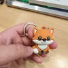 Em Estoque AtacadoChaveiro de Boneca de Borracha Macia Desenho Cartoon Cultural e Criativo Chaveiro de Boneca de Borracha Macia PVC Personalização