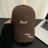 Gorra de béisbol de ala ancha con visera rígida estilo coreano para mujer, de cuatro estaciones, combinable con todo, que estiliza el rostro, gorra pequeña para hombre, sombrero para el sol para deportes al aire libre