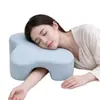 Almofada de Espuma de Memória para Dormir de Lado com Suporte para Braço Design Oco para Proteção do Braço e Pescoço Almofada para Dormir de Lado Sem Pressão no Rosto Personalização