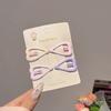 Juego de 4 piezas ~ clip BB de color degradado para niños, oso de dibujos animados, estilo extranjero, lazo, primavera y verano, nueva estrella de cinco puntas, horquilla rota para mujer