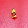 Pingente de Ouro Olho de Gato Couro Transportador Hugh Acessórios DIY Colar de Ouro Pingente Banhado a Ouro Corrente da Clavícula Pingente