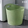 Cesto de roupa suja cesto de roupas brinquedos cesta de armazenamento doméstica plástico oco banheiro cesta de lavanderia cesta de armazenamento de roupa suja