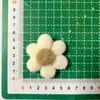 Accesorios para el Cabello de Felpa Color Macarrón de Seis Pétalos de Girasol, Guantes para Niños, Medias, Bolsos, Accesorios para Manualidades