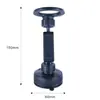Soporte Magnético para Teléfono Móvil DIY con Ventosa Articulada Adhesiva de Rotación Horizontal, Varilla de Doble Articulación con Junta Tórica, Hoja Magnética