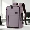 Mochila de negocios para mujer, mochila escolar para estudiante de secundaria para hombre, bolsa para portátil para commuter, mochila de viaje versátil de gran capacidad con bloqueo de color