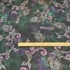 Patrón Floral de Tinta, Tela de Seda Jacquard Xiangyun de Rayón, Camisa de Nuevo Estilo Chino Estilo Nacional, Chaleco, Tela Hecha a Mano de Cheongsam