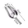 Pala de Hielo de Acero Inoxidable, Pala para Té Multiusos, Pala para Alimentos, Harina, Alimento, Frijol, Grano, Pala de Arroz Multifuncional Engrosada para Supermercado