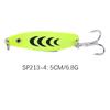 Henjia metal vib señuelos de pesca brillantes lentejuelas de venta caliente cebo Luya lentejuelas boca de caballo traje de cebo venta al por mayor