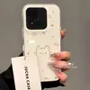 Adecuado para funda de teléfono Xiaomi 17max, moderno y a la moda, nuevo estilo coreano 17por con notas musicales de línea y diseño de gato