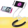 Suporte de Celular para Pendurar no Pescoço, Suporte Preguiçoso Dobrável com Braço Longo para Cama, Transmissão de Vídeo ao Vivo