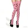 Calcetines de Punto de Lunares por Encima de la Rodilla de Temporada Primavera-Otoño del Fabricante, Calcetines Largos Estampados de Moda y Versátiles al por Mayor