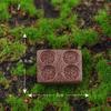 Micro Paisagem de Musgo Animal Fofo Desenho Animado Coelho Gordo DIY Sacola Surpresa Acessórios de Joias Desktop Carro Pequenos Enfeites