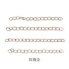 Accesorios para Joyería DIY al por Mayor Cadena de Extensión Multicolor de Hierro Cadena de Cola Materiales para Hacer Collares Pulseras Pendientes Hechos a Mano