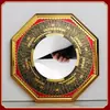 Item de Decoração para Casa Drop-Shipping de Peça Única: Espelho Bússola Feng Shui, Espelho Côncavo-Convexo, Ornamento para Pendurar na Entrada da Porta Janela, Artesanato