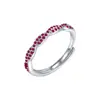 Nuevo anillo de cuerda retorcida europeo y americano para mujer, moderno y versátil, anillo abierto de nudo de bruja de nicho con diseño único