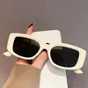 Gafas de sol cuadradas gm para mujer adecuadas para rostro cuadrado 2025 nuevo sentido de alta gama retro caja blanca gafas de sol hombre