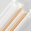 Pajita de papel desechable biodegradable empaque individual té de leche con perlas pajita de papel gruesa grande ventas directas de fábrica