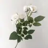 Bestseller transfronterizo: Rosa artificial de tallo corto, rosa de burbuja, flor artificial para exhibición en sala de estar, decoración de ventana, accesorio de exhibición