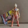 Brinquedos Autênticos de Plástico Macio do Ultraman, Figuras Articuladas para Crianças, Monstros Pequenos, Conjunto Completo de Figuras de Ação Colecionáveis, Presentes