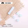 Cadena de Caramelos Cuadrados de Colores para Teléfono Móvil, Joyería, Pulsera, Hecho a Mano, Cuentas DIY, Bolsa de Cuentas Sueltas, Collar Colgante, Accesorios de Joyería para el Cabello