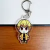Llavero de Anime Demon Slayer Kamado Tanjirou Nezuko Acrílico Patrón de Dibujos Animados Colgante para Mochila
