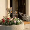 Estaca de Jardim Pássaro Robin Fofa Portátil Personalizada Criativa Amazon Transfronteiriça Ornamento de Jardim