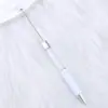 Nova Caneta Esferográfica com Contas de Strass de Cristal DIY, Caneta Esferográfica Fofa com Contas Giratórias Multicores, Desconto para Grandes Quantidades