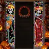 Fábrica Transfronteriza Amazon Transfronterizo Calavera Novia Día de Muertos Mexicano Pareja Cortina de Puerta Tela de Fondo Porche Diseño Personalizado