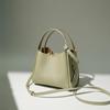 Bolso Canasta Nuevo para Commuter de Principios de Primavera 2026 Simple y Elegante Versátil Bolso de Mano Cruzado al Hombro de Cuero Genuino Cuero Suave