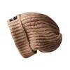 Nuevo Gorro de Lana para Niños de Placa Grande Suelto Apilado Gorro de Lana Alto Valor de Color Gorro de Punto Muestra la Cara Pequeña Cálido Grueso Gorro