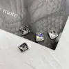 Joyería Casual de Diamantes Cuadrados, Accesorios de Aleación de Diamante Único de Alta Transparencia para DIY de Gama Alta, Pendientes Personalizados, Accesorios para el Cabello, Accesorios Hechos a Mano