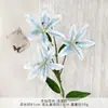Flores Artificiais de Narciso e Lírio Falsas para Arranjos de Chão de Casamento, Arte Floral de Decoração de Salão de Casamento de Alto Padrão, Flores de Plástico para Arranjos de Flores DIY