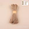 Cuerda de cáñamo gruesa y fina de múltiples especificaciones, cuerda natural julike, cuerda decorativa para atar, cuerda de agarre para gatos, cuerda de cáñamo para bricolaje, cuerda de material grueso